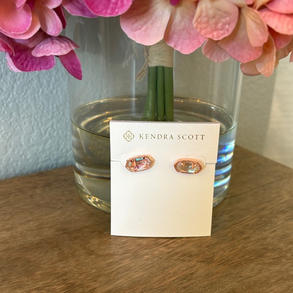 Kendra Scott Rose Gold Stud Earrings - Picture 4 of 4
